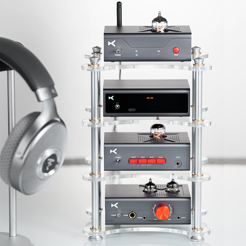 xDuoo X-R01 Multilayer Acrylic HiFi Rack For Small Amps & DACs HiFiGo 