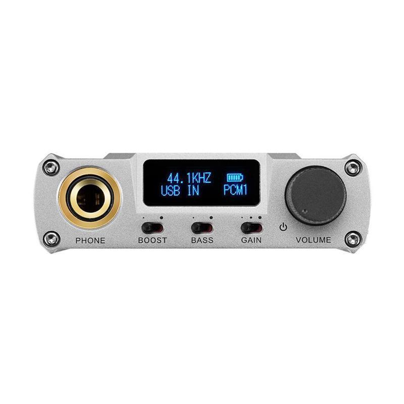 XDUOO XD-05 Plus Portable Desktop DAC Headphone Amplifier 32bit/384kHZ DSD256 Audio Amplifier HiFiGo Silver 