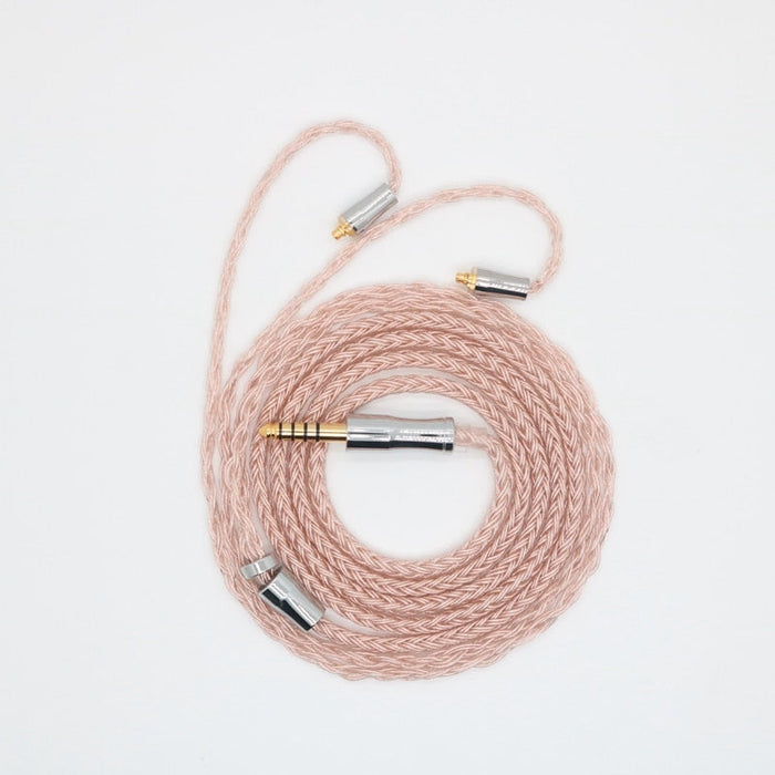 XINHS 16 Core 6N Single Crystal Copper Silver Plated Earphone Cable 2.5 / 3.5 / 4.4 - MMCX / 0.78mm 2Pin / QDC Earphone Cable HiFiGo 