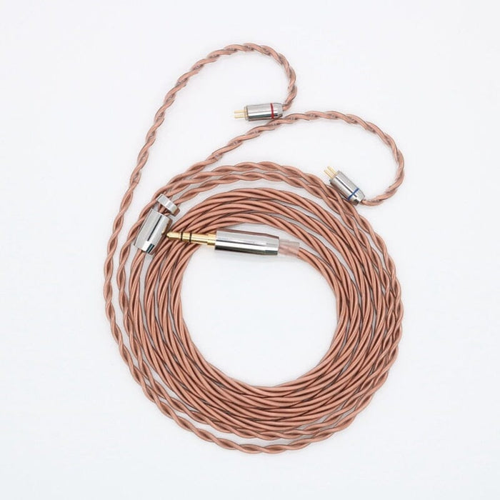 XINSH 4 Core 5N UPOCC Single Crystal Copper Earphone Cable 2.5/3.5/4.4 - MMCX / 2Pin / QDC / TFZ Earphone Cable HiFiGo 