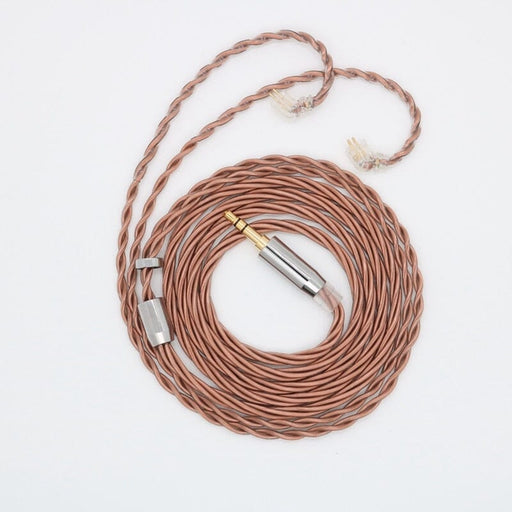 XINSH 4 Core 5N UPOCC Single Crystal Copper Earphone Cable 2.5/3.5/4.4 - MMCX / 2Pin / QDC / TFZ Earphone Cable HiFiGo 
