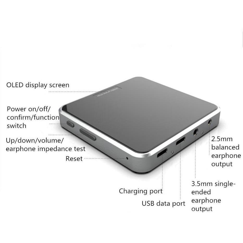 XUELIN H7 Dual ES9038Q2M DAC HiFi USB Headphone Amplifier HiFiGo 