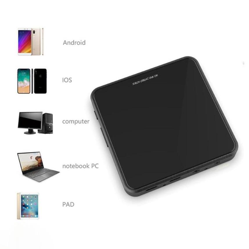 XUELIN H7 Dual ES9038Q2M DAC HiFi USB Headphone Amplifier HiFiGo 