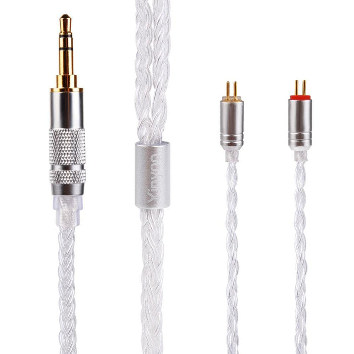 Yinyoo 16 Core Silver Plated Cable 2.5/3.5/4.4mm Upgrade Cable HiFiGo 2PIN 3.5 