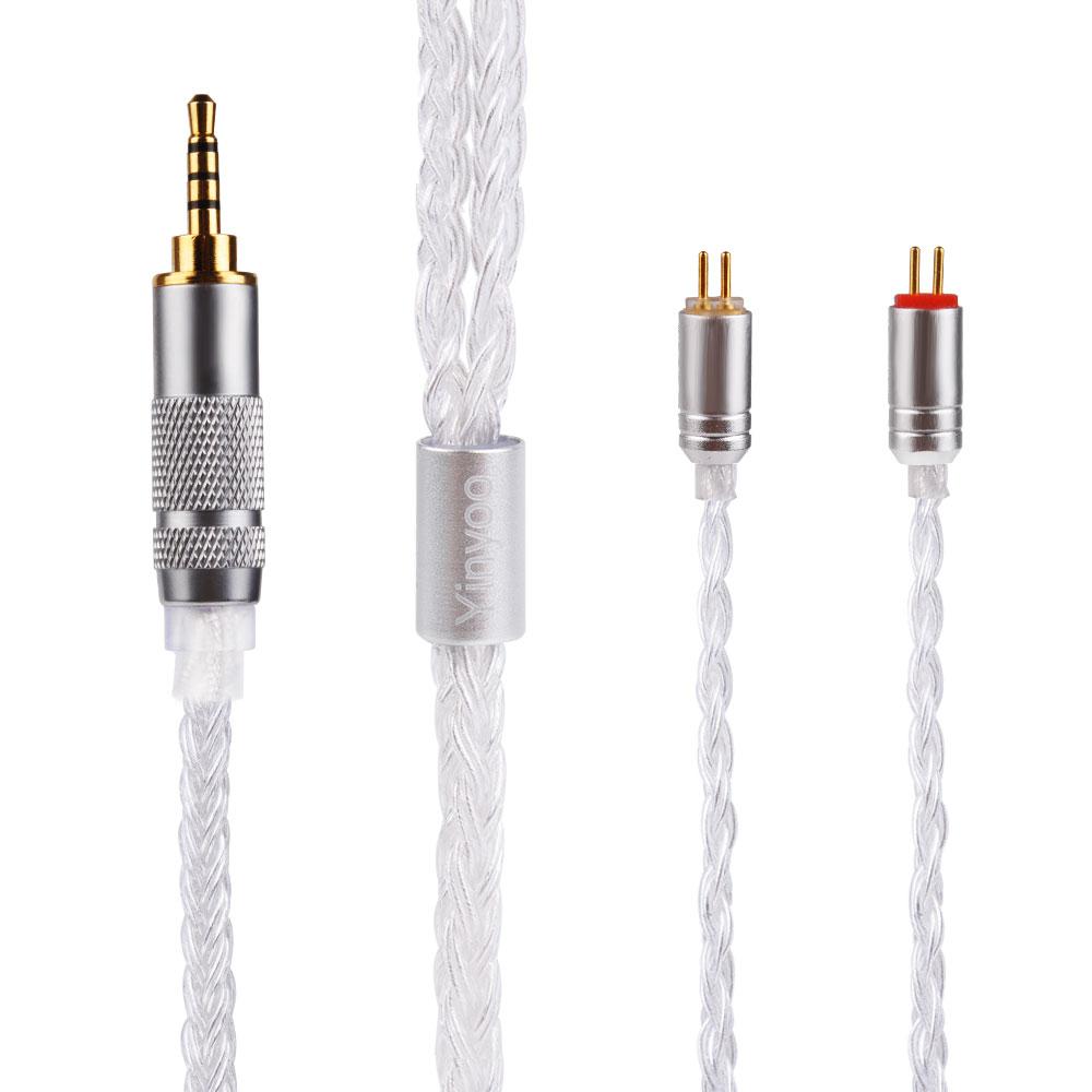 Yinyoo 16 Core Silver Plated Cable 2.5/3.5/4.4mm Upgrade Cable HiFiGo 