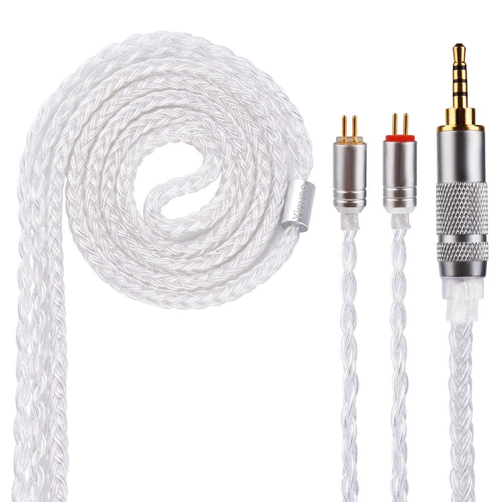 Yinyoo 16 Core Silver Plated Cable 2.5/3.5/4.4mm Upgrade Cable HiFiGo 