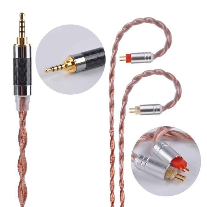 Yinyoo 4 Core Alloy With Pure Copper Upgraded Cable 2.5/3.5/4.4mm HiFiGo 2PIN 2.5 