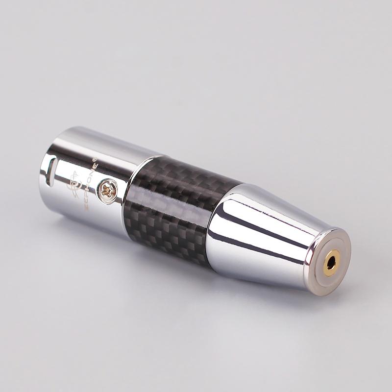 Zephone DAC Decode 4 Pin Male XLR To 2.5/3.5/4.4mm Balance Female Audio Jack Carbon Fiber Convert Plug HiFiGo 