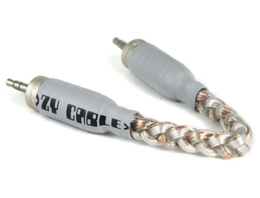 ZY HiFi Cable 3.5mm Male to Male Stereo Audio Cable Noah's Ark + Plug Canare F12 ZY-009 Silver HiFiGo 